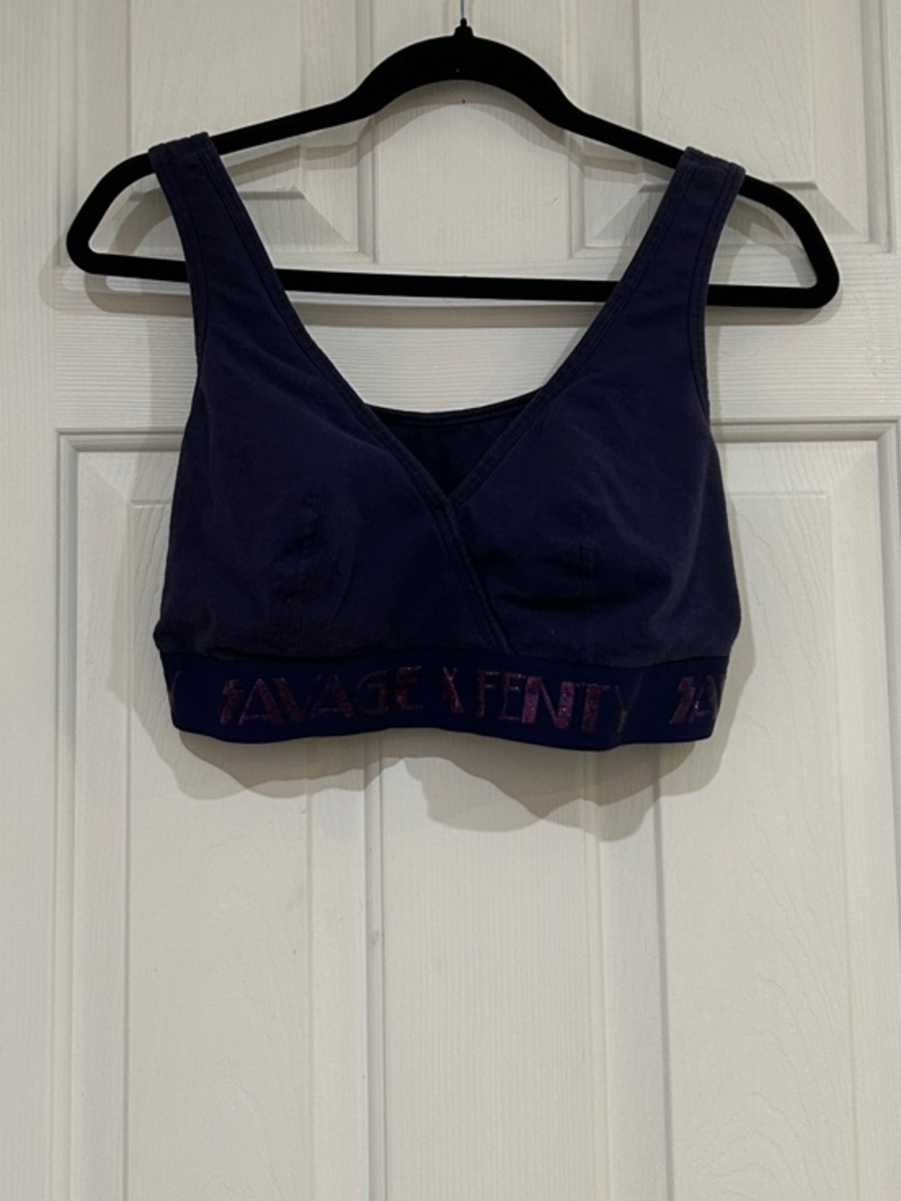 Savage X Fenty Forever Savage Cotton Bralette in Deep Navy 2X - Picture 2 of 6